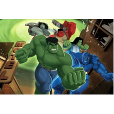 SMASHZ Foaie de icing Hulk si agentii 29x20cm